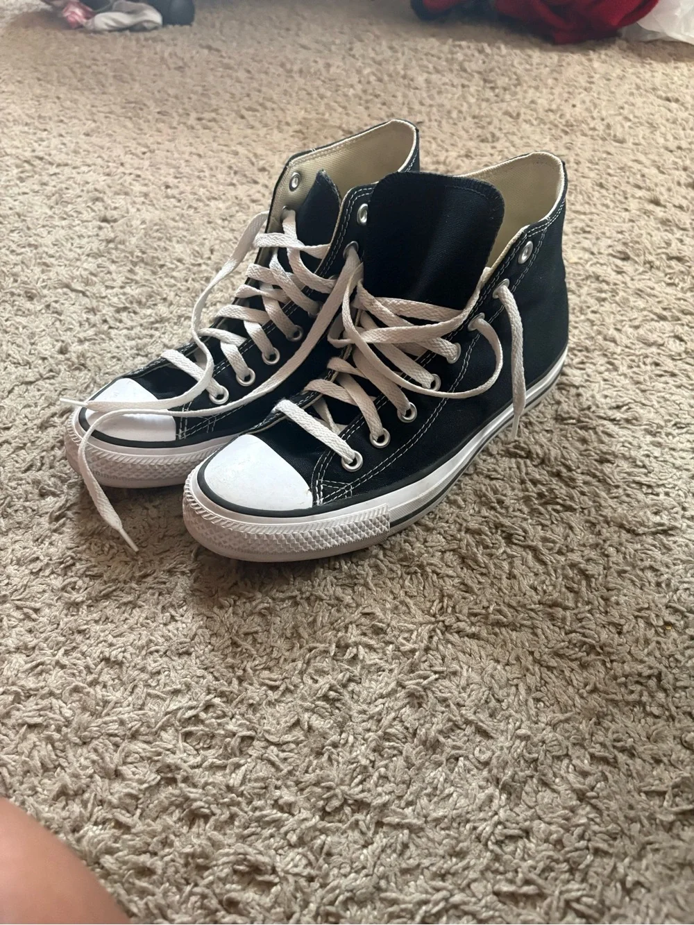 Converse Black and White Classic High-Top Sneakers
